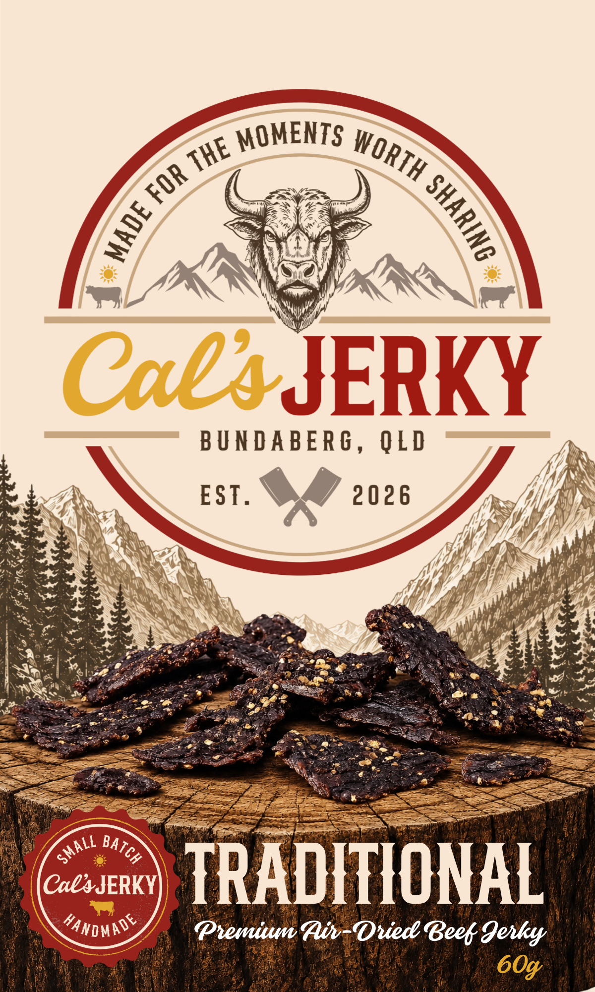 Traditional Beef Jerky 60g