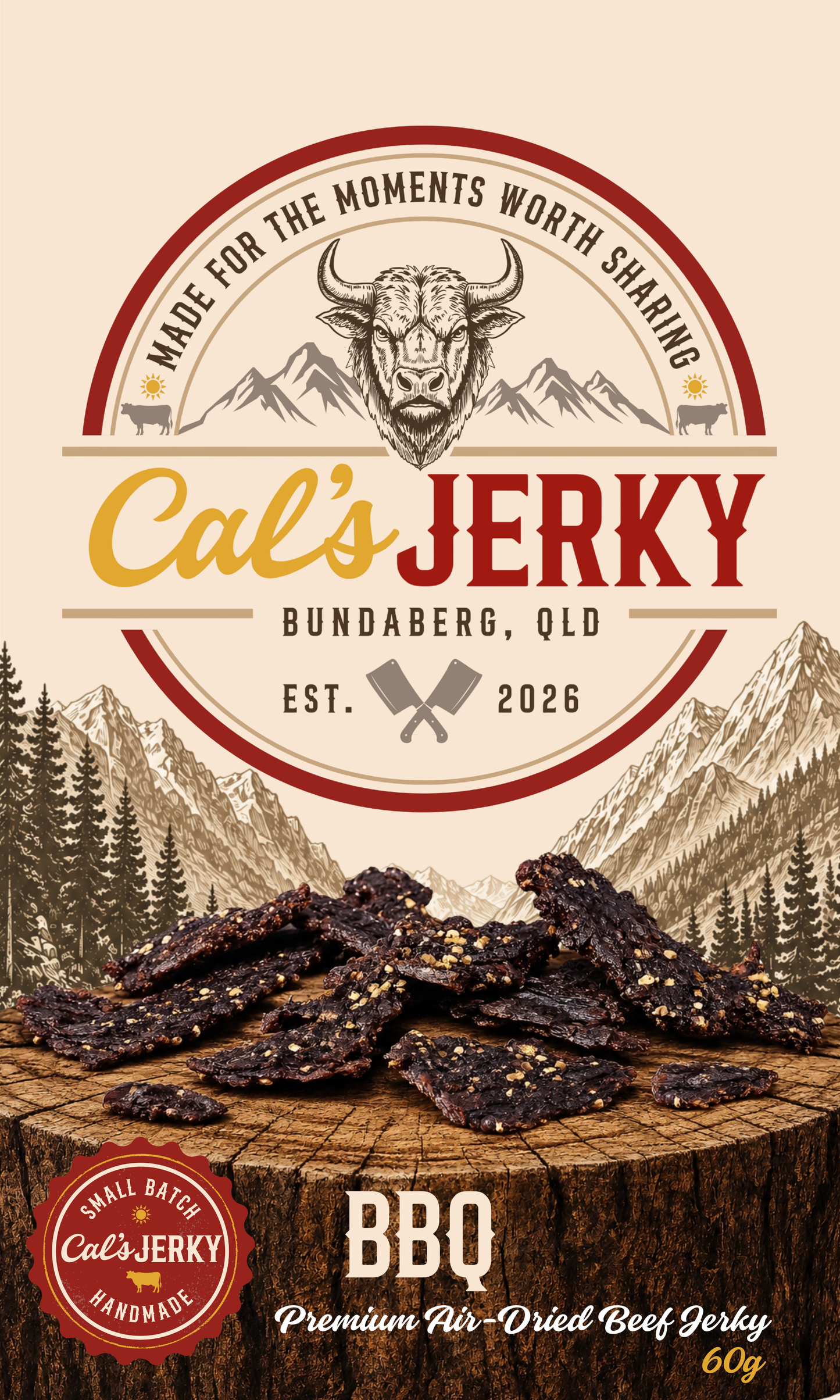 BBQ Beef Jerky 60g