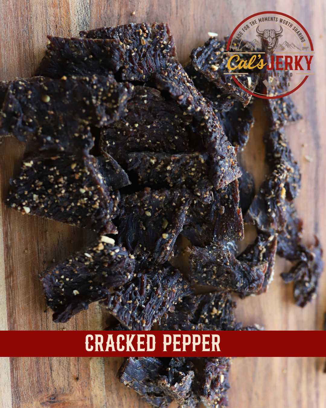 Cracked Pepper Beef Jerky 60g