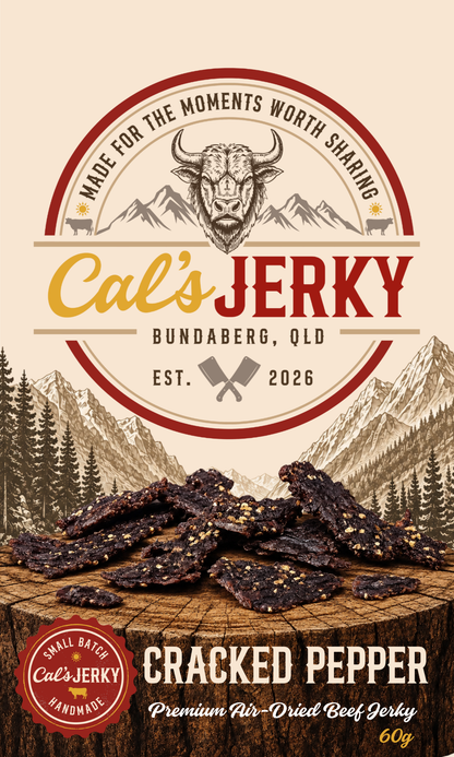 Cracked Pepper Beef Jerky 60g
