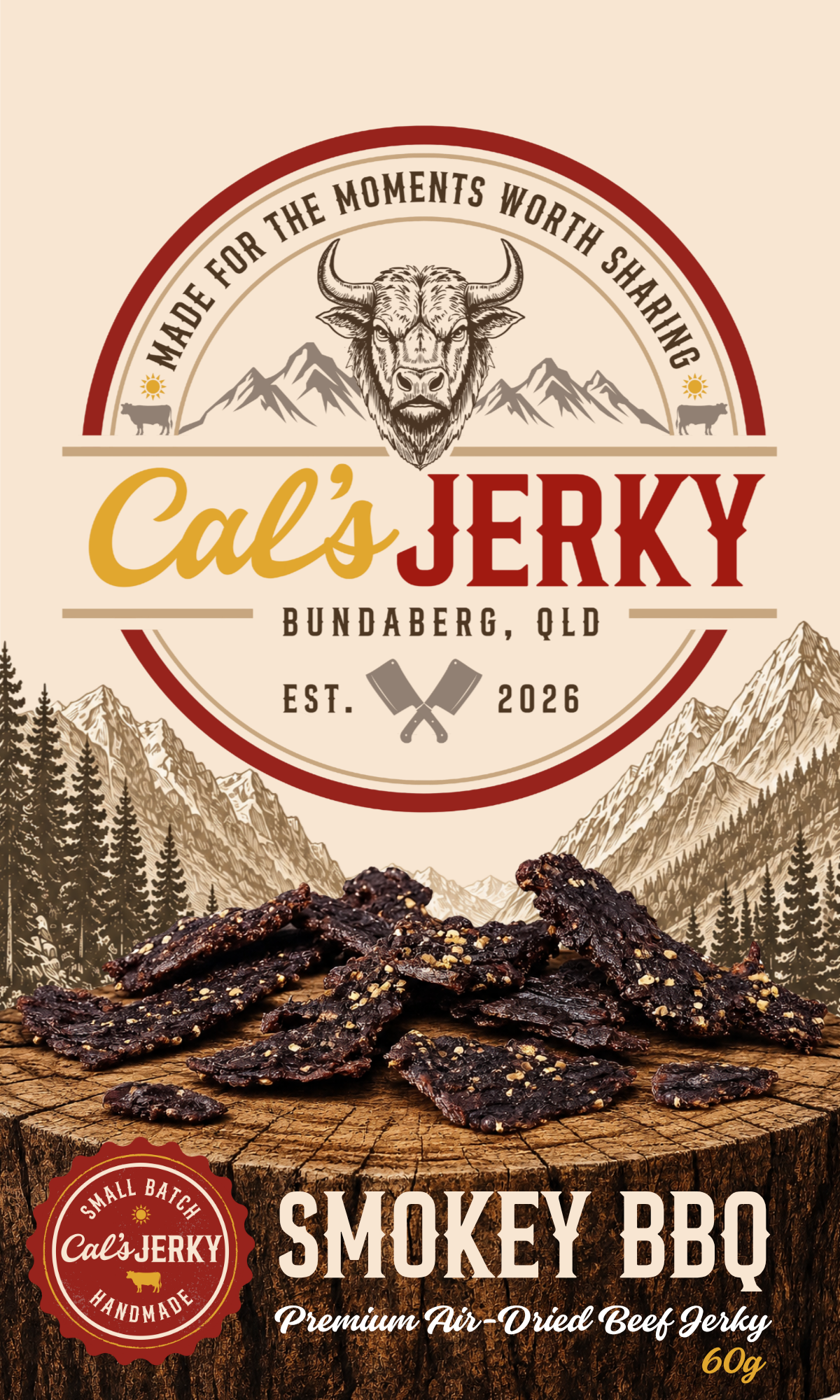 Smokey BBQ Beef Jerky 60g